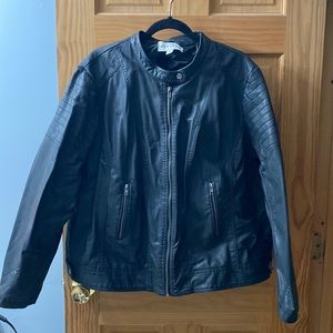 Ava and Viv- leather bomber jacket